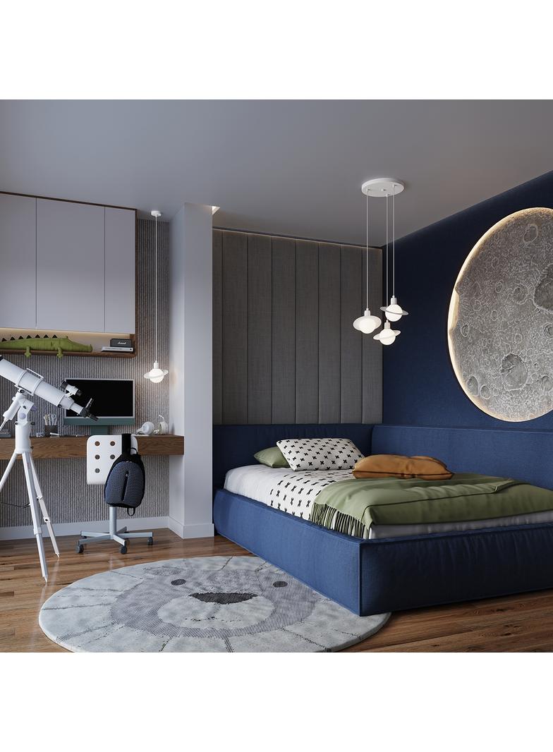 Lampa wisząca HYPERION 3P biały