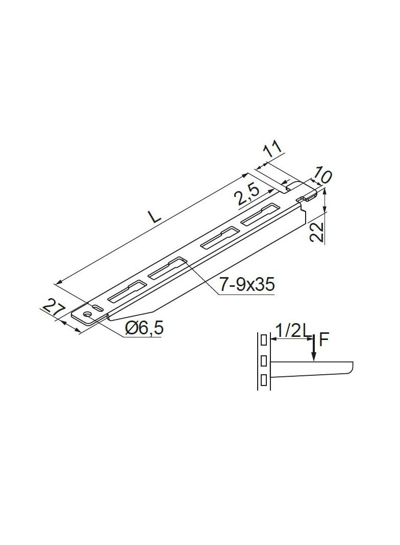 Wysięgnik WS400 710140 BAKS