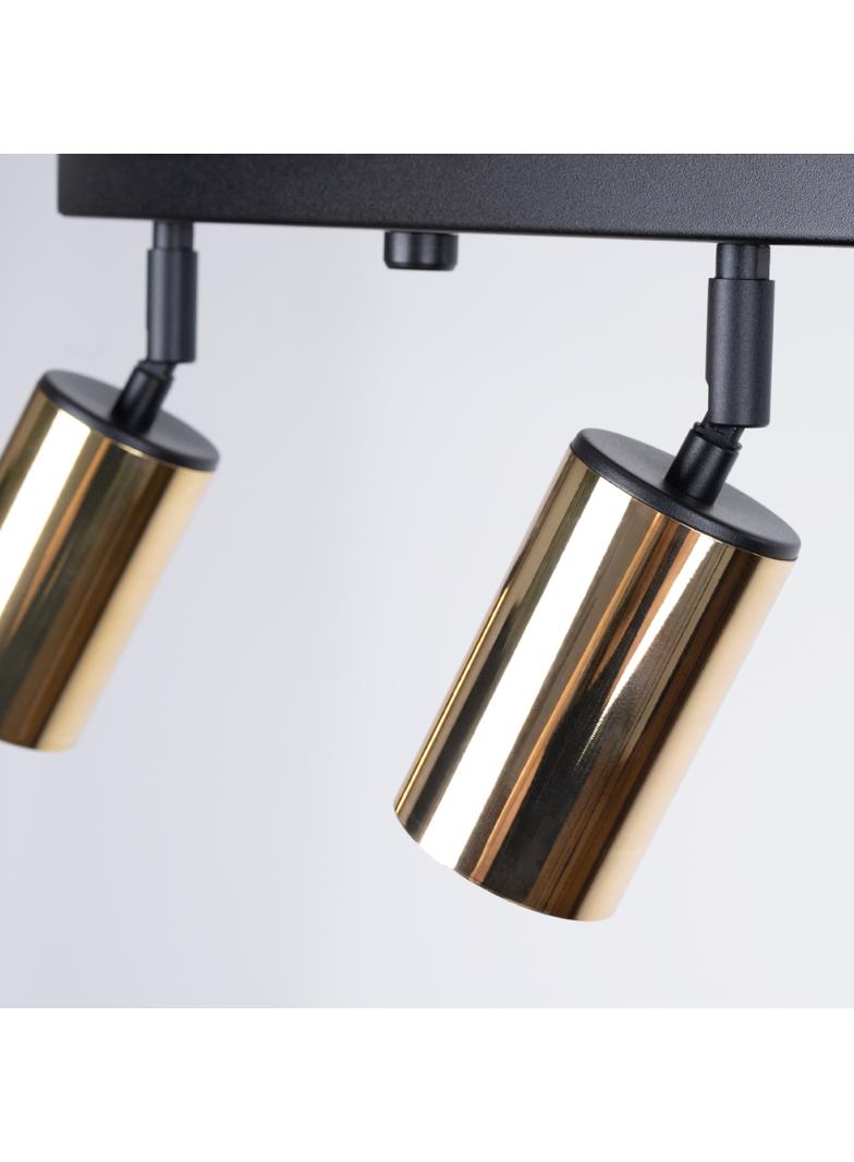 Plafon WINX 4L czarny/złoty