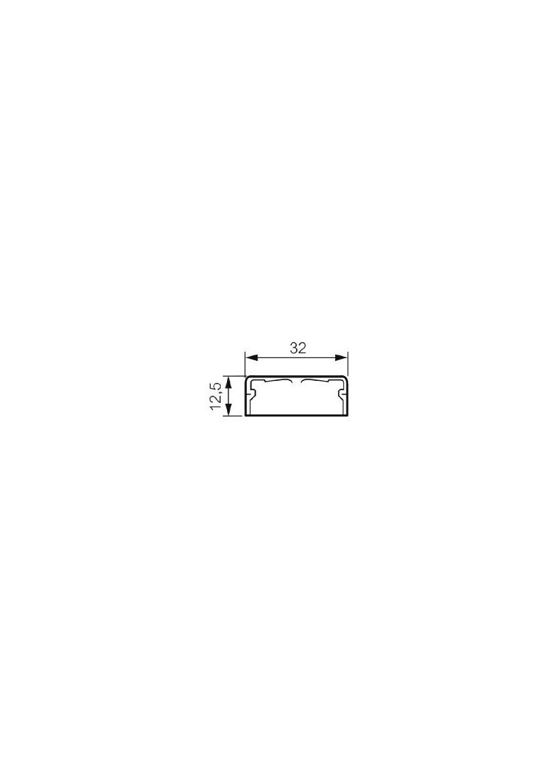 Końcówka Kanału 32X 12.5Mm Biały Dlplus 32x12.5 031203 LEGRAND