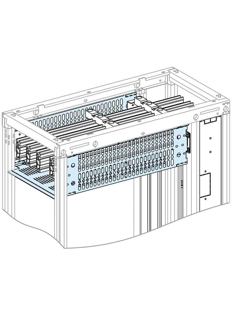 Rozdzielnice PrismaSet, przegroda szyny poziomej 400A 300x 600mm