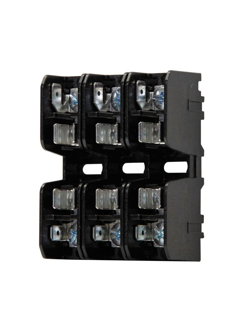 MIDGET FUSE BLOCK W/ SCREW & QC - 3 POLE Blok bezpiecznikowy BMM 600V 30A Zacisk śrubowy z szybko BM