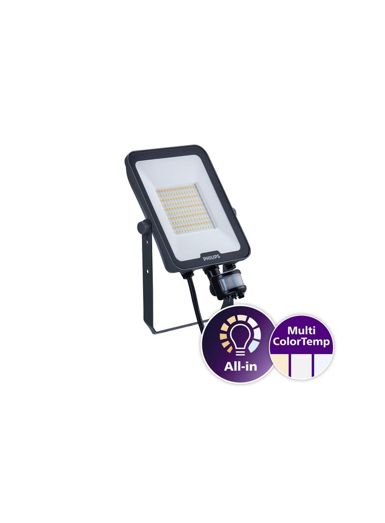 Naświetlacz LED Ledinaire BVP167 50W 5500/6000lm IP65 3000/4000/6500 K zmienna barwa światła 5 lat g