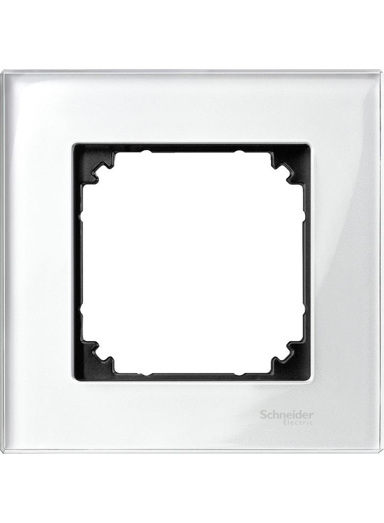 Merten, M-Elegance szkło, ramka pojedyncza, brylantowy