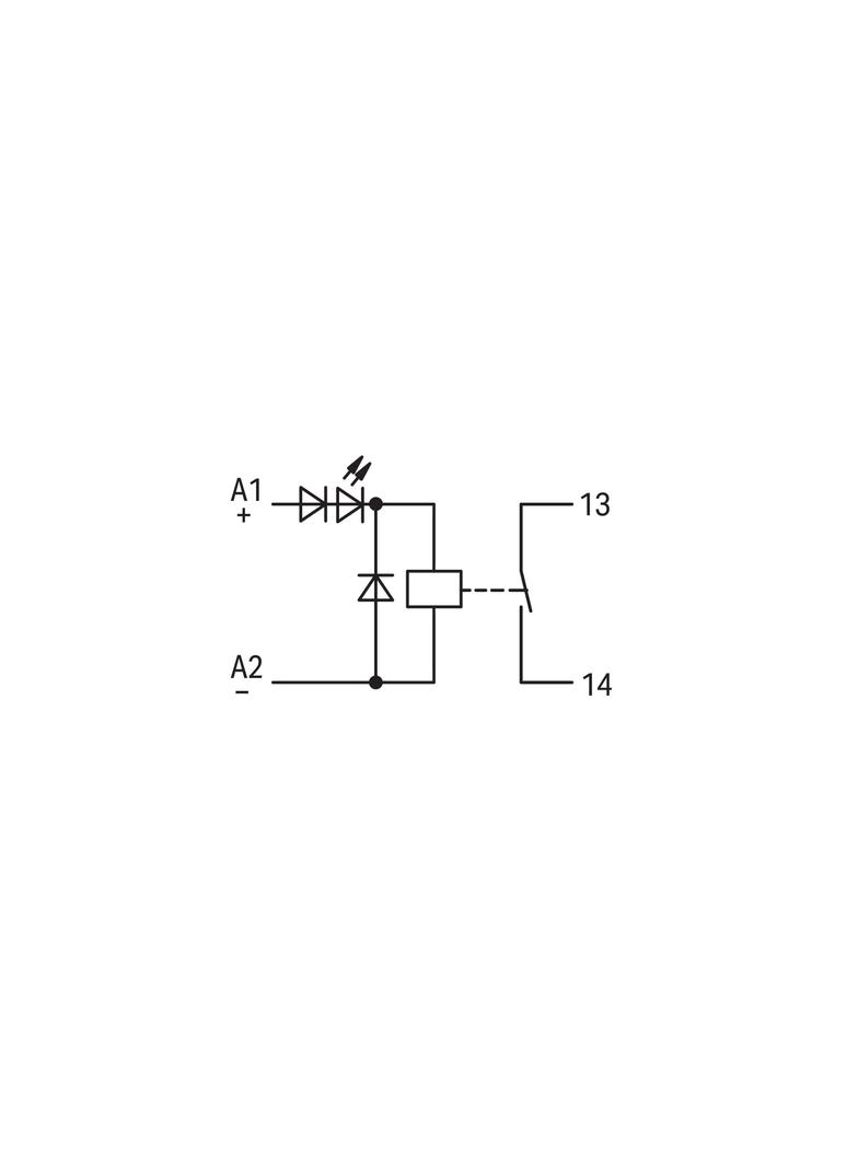 Moduł przekaźnikowy 10mm 24V DC 1z 286‑364 WAGO