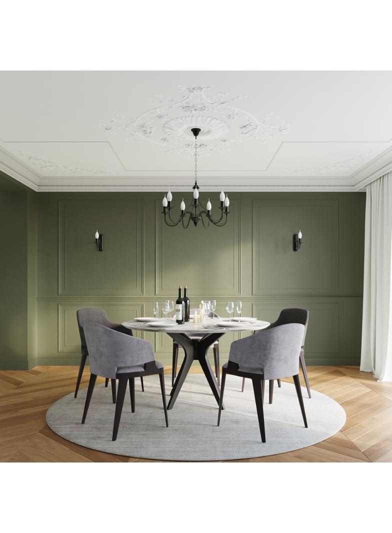 Sollux Żyrandol MINERWA 5 czarny SL.0218