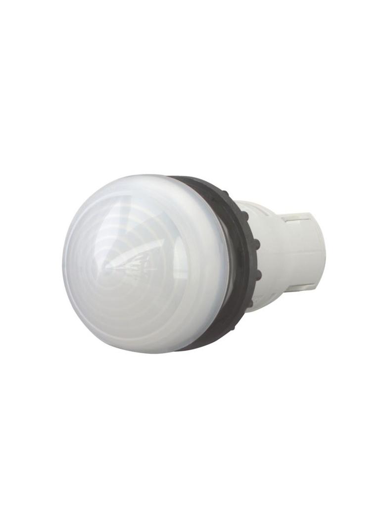 M22-LCH-W Lampka sygnalizacyjna 22mm biała do żarówek z trzonkiem wystająca 216914 EATON