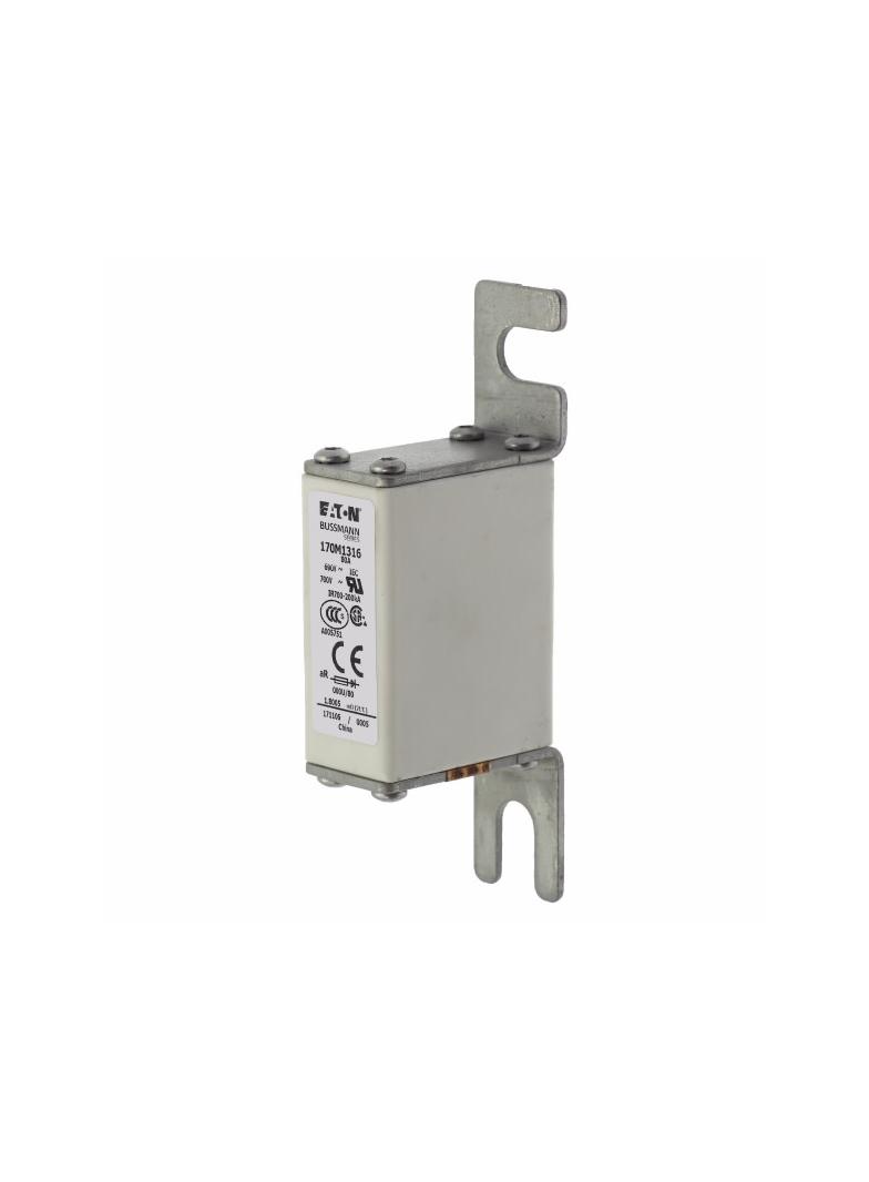 80A 690V IEC aR 000U/80 SQUARE BODY FUSE Wkładka szybka 80A AC 690V DIN 000 21x40x100 mm, 170M1316 E
