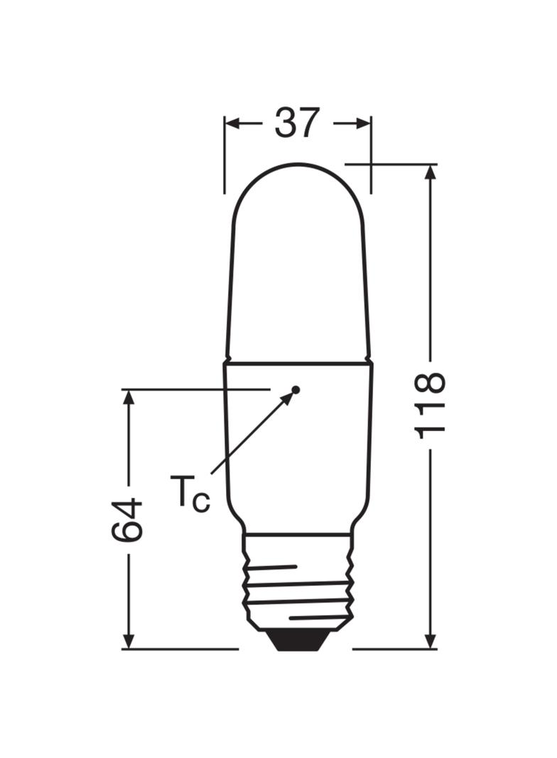 LED STAR CL STICK FR 53 7W 827 E27 LEDVANCE