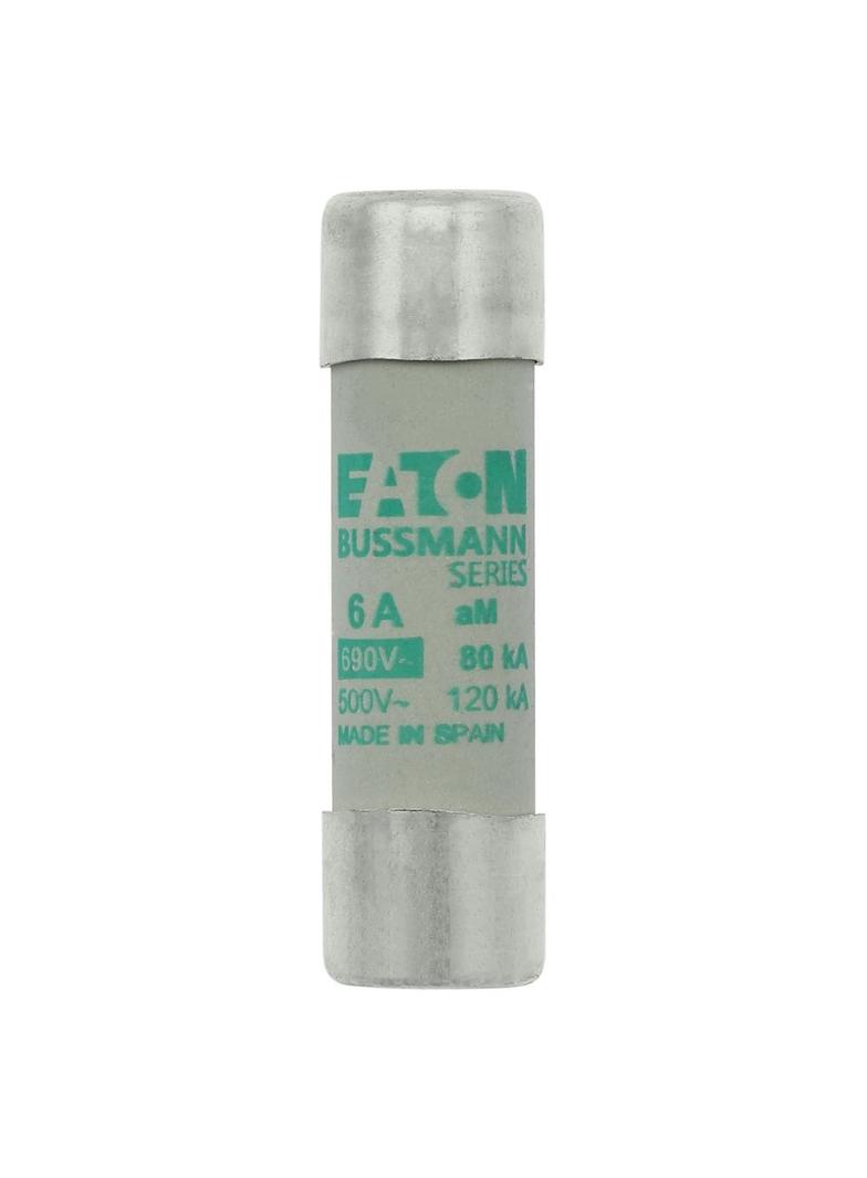 CYLINDRICAL FUSE 14 x 51 6A AM 690V AC Wkładka cylindryczna 14 x 51mm 6A AM 690V AC C14M6 EATON