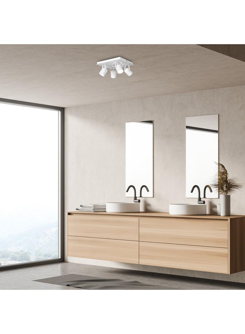 MILAGRO Lampa sufitowa PICO WHITE 4xGU10