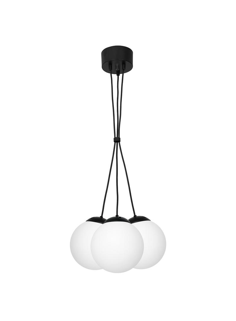 Milagro lampa wisząca Lima 3xE14 czarno/biała MLP6523