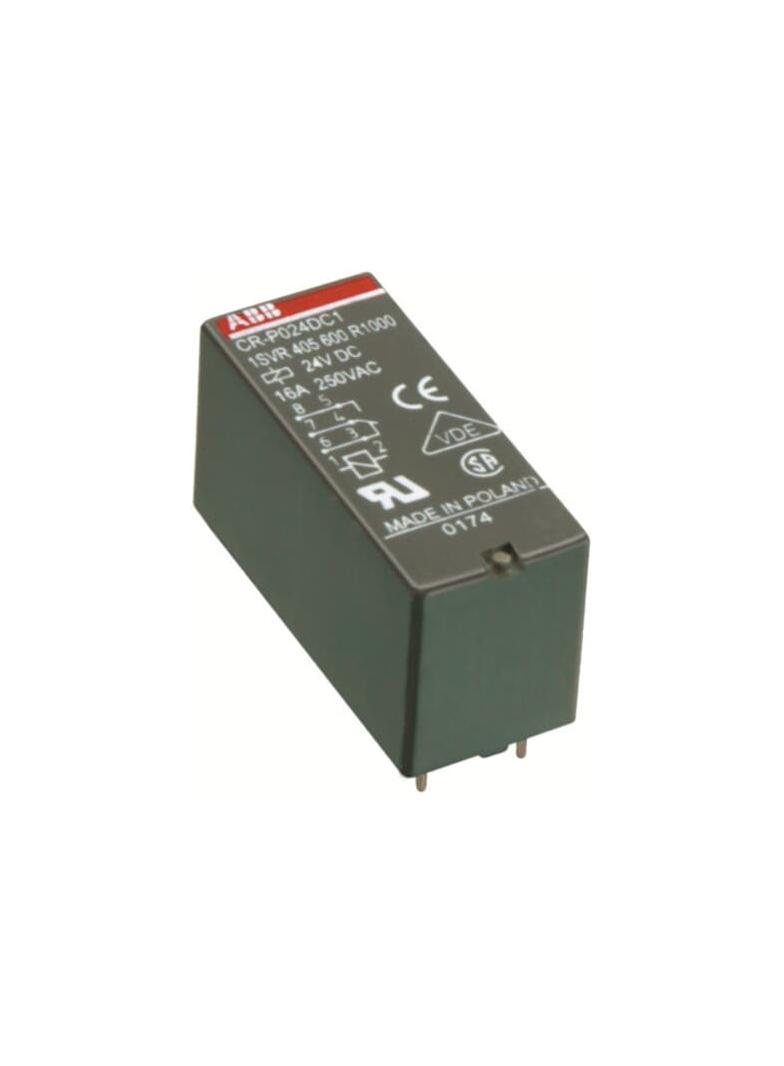 Przekaźnik CR-P048AC2, A1-A2=48V AC, 2 styki c/o 250V/8A 1SVR405601R5000 ABB