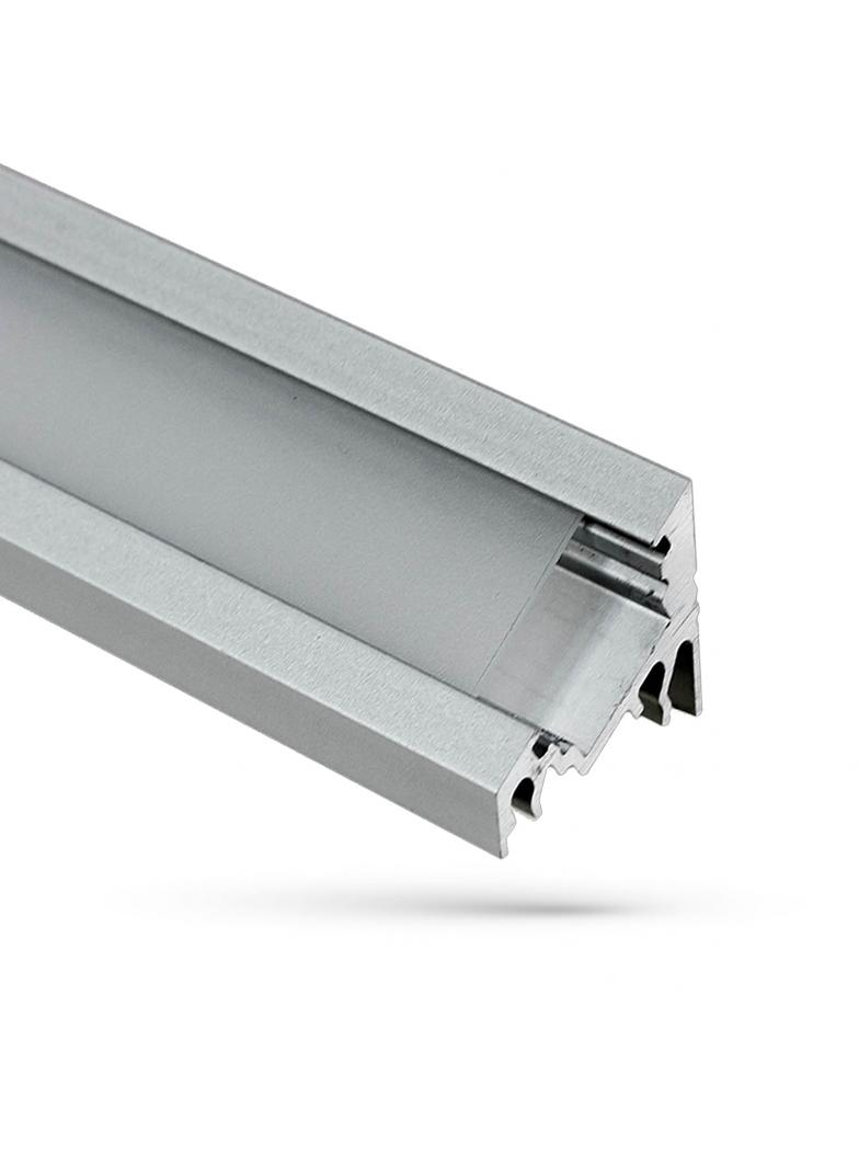 Profil Aluminiowy WOJCORNER z osłoną mleczną 1mb Klosz B  WOJ+01714 Spectrum Led