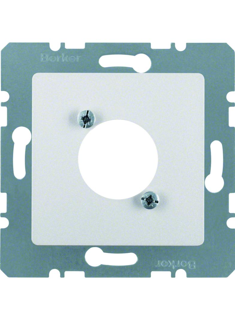 BERKER B.Kwadrat/B.7 Płytka czołowa do gniazd XLR aluminium 14121404 HAGER