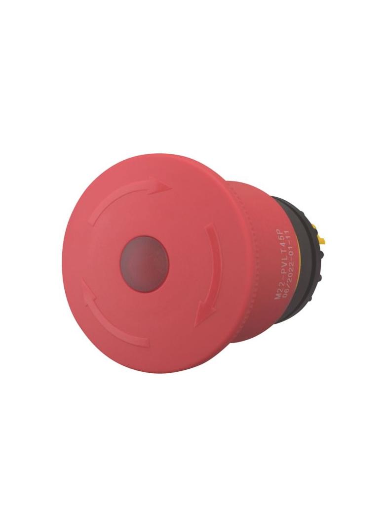 M22-PVLT45P Przycisk bezpieczeństwa 45mm podświetlany 121460 EATON