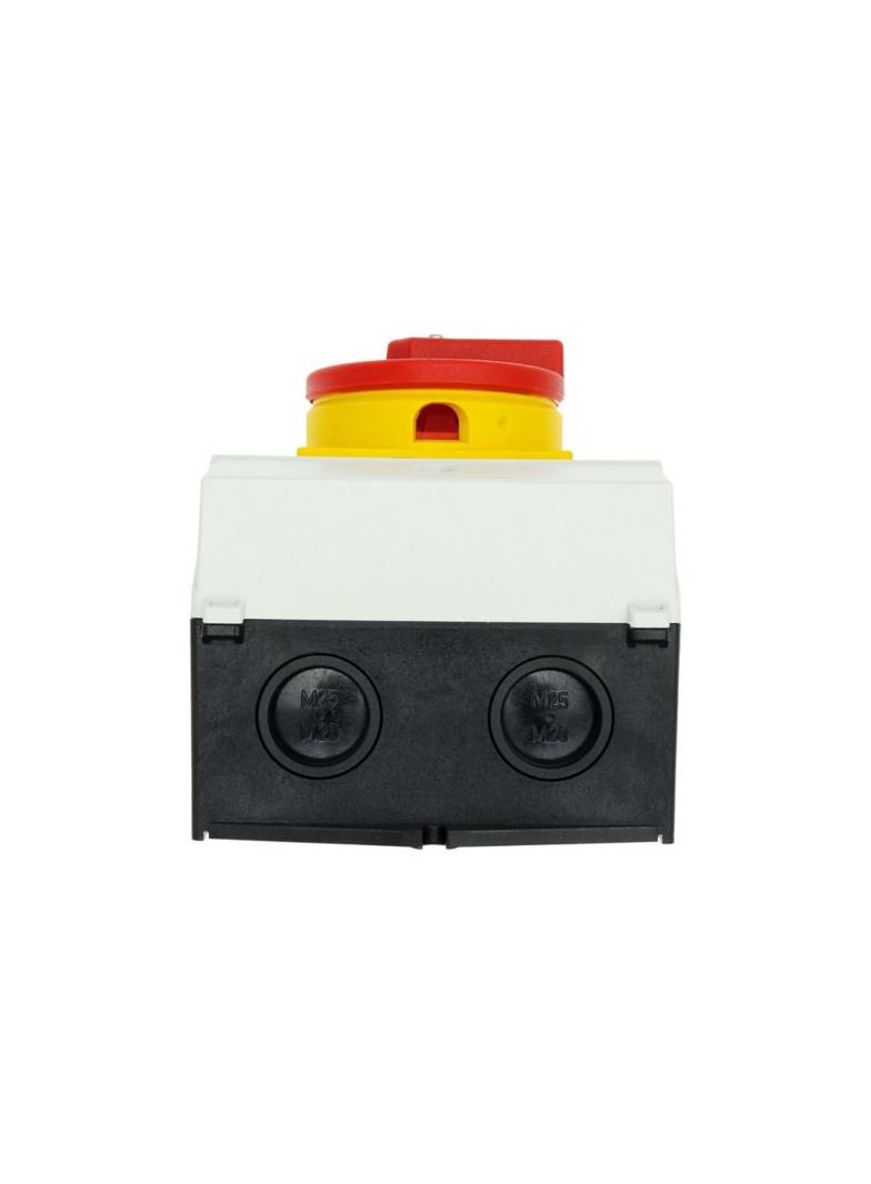 P1-25/I2H/MBS/SVB/HI11 Rozłącznik 25A 3P + 1Z 1R MBS czerwony - żółta rączka 182415 EATON