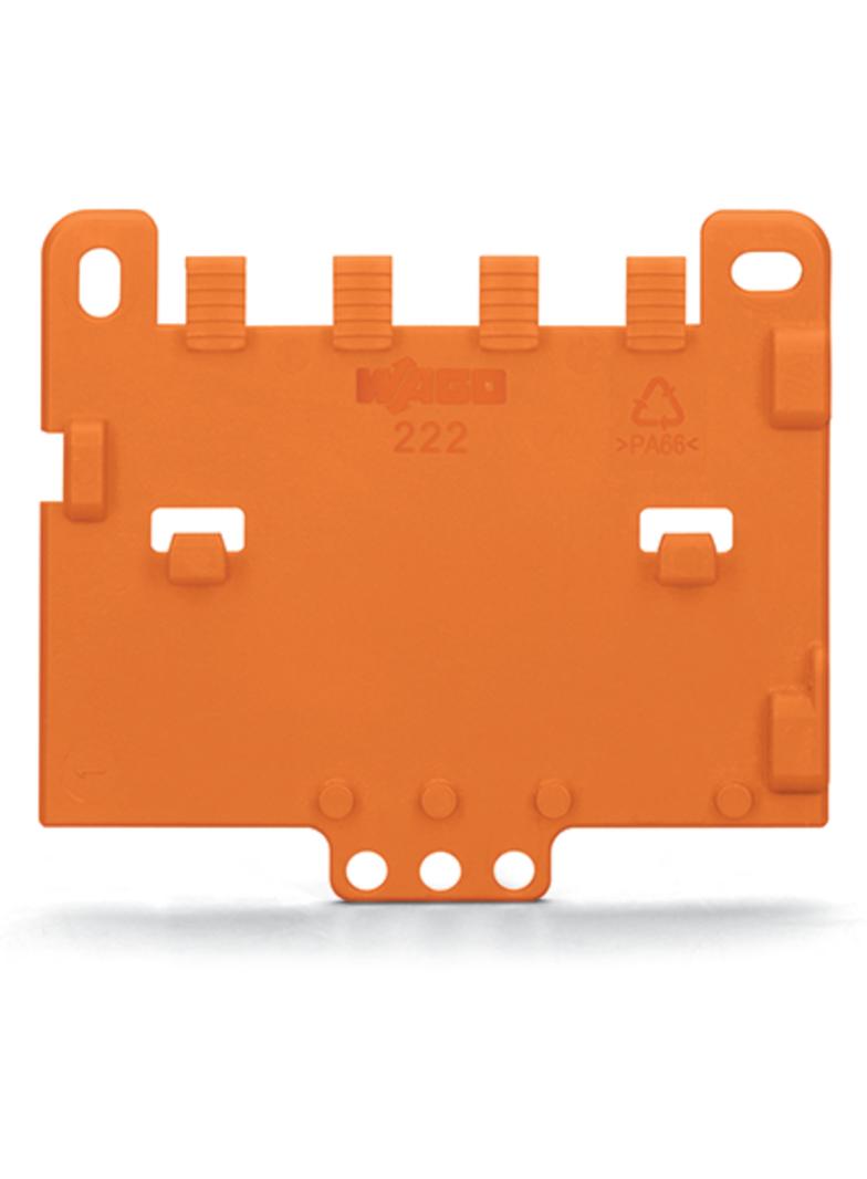 płytka mocująca przewody pomarańczowa