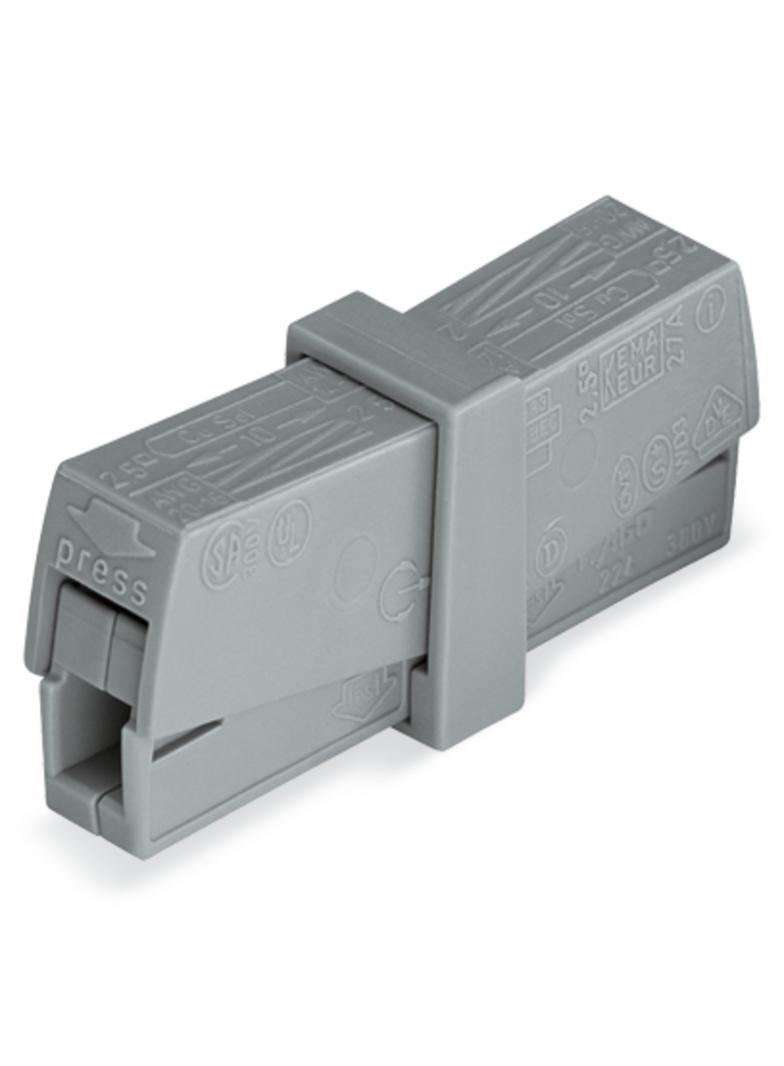 Złączka 2x 0,5‑2,5mm2 jasnoszara 224‑201 /50szt./ WAGO