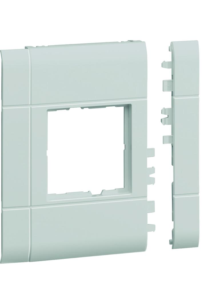 tehalit.WA Maskownica 120mm 1-krotna 50x50mm PC-ABS bezhalogenowy jasnoszary GR1200B7035 HAGER