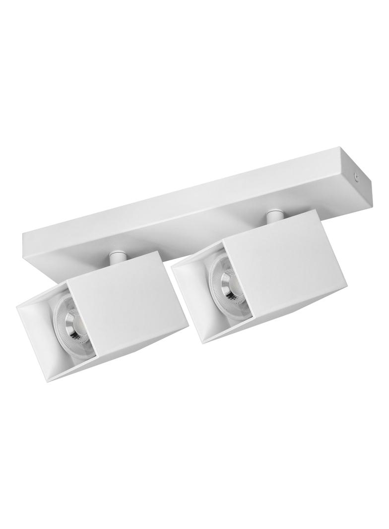 KUBAR SP 2, oprawa ścienno-sufitowa, GU10 max. 2x35W, IP20, biała