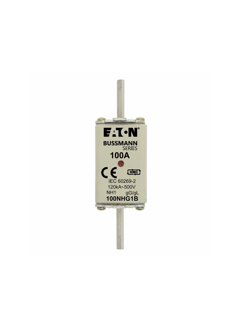 NH FUSE 100AMP 500V gG SIZE 1 DUAL IND Wkładka NH1 100A 500V GL/GG podwójny wskaźnik 100NHG1B EATON