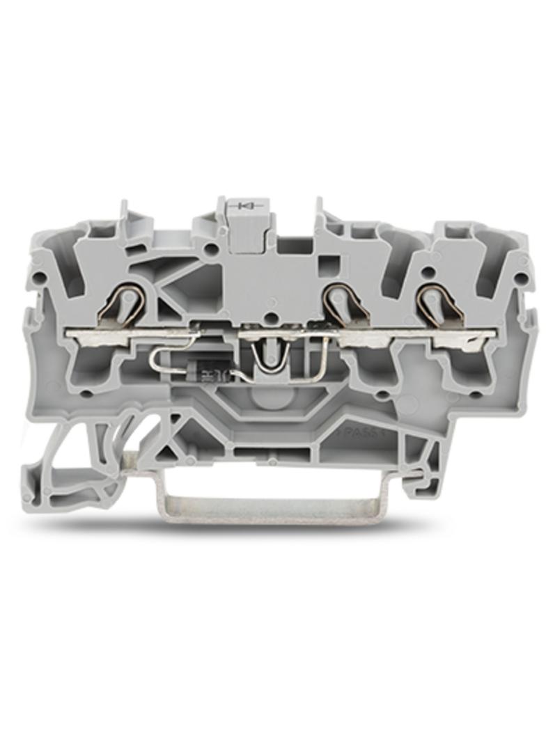 TOPJOBS złączka 3-przewodowa 2,5 mm2 diodowa szara