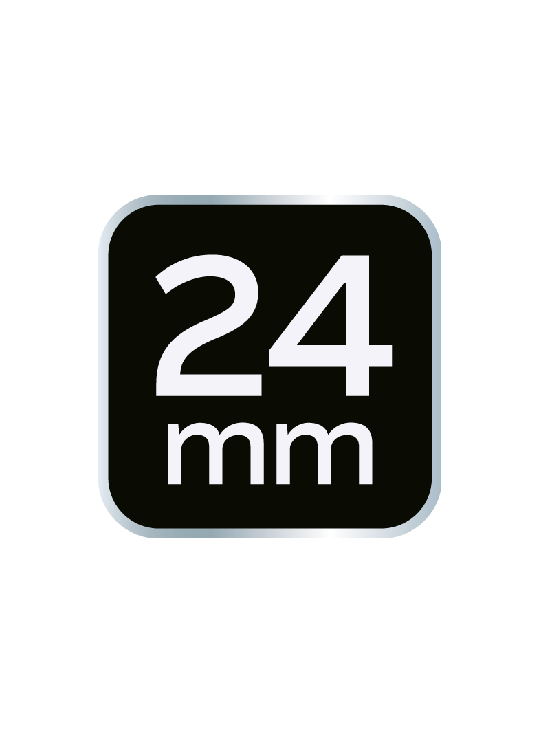 Nasadka udarowa 1/2", 24 x 38mm, Cr-Mo
