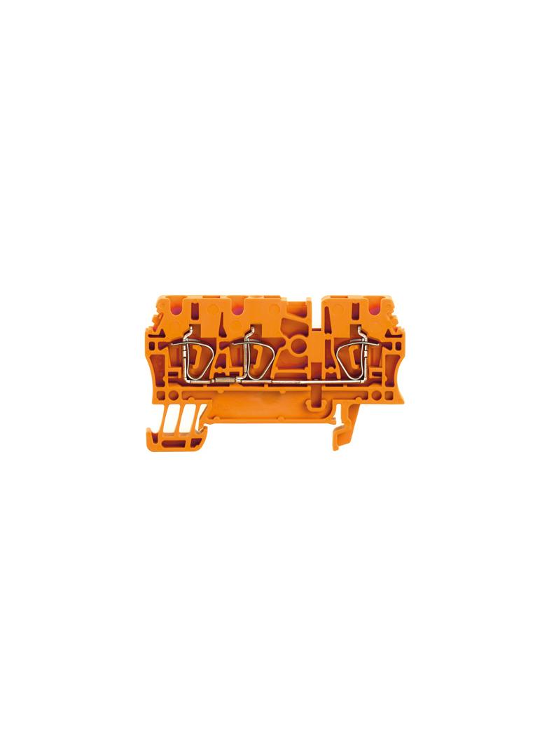ZDU 2.5/3AN OR Złączka szynowa przelotowa, nr katalogowy 1636790000