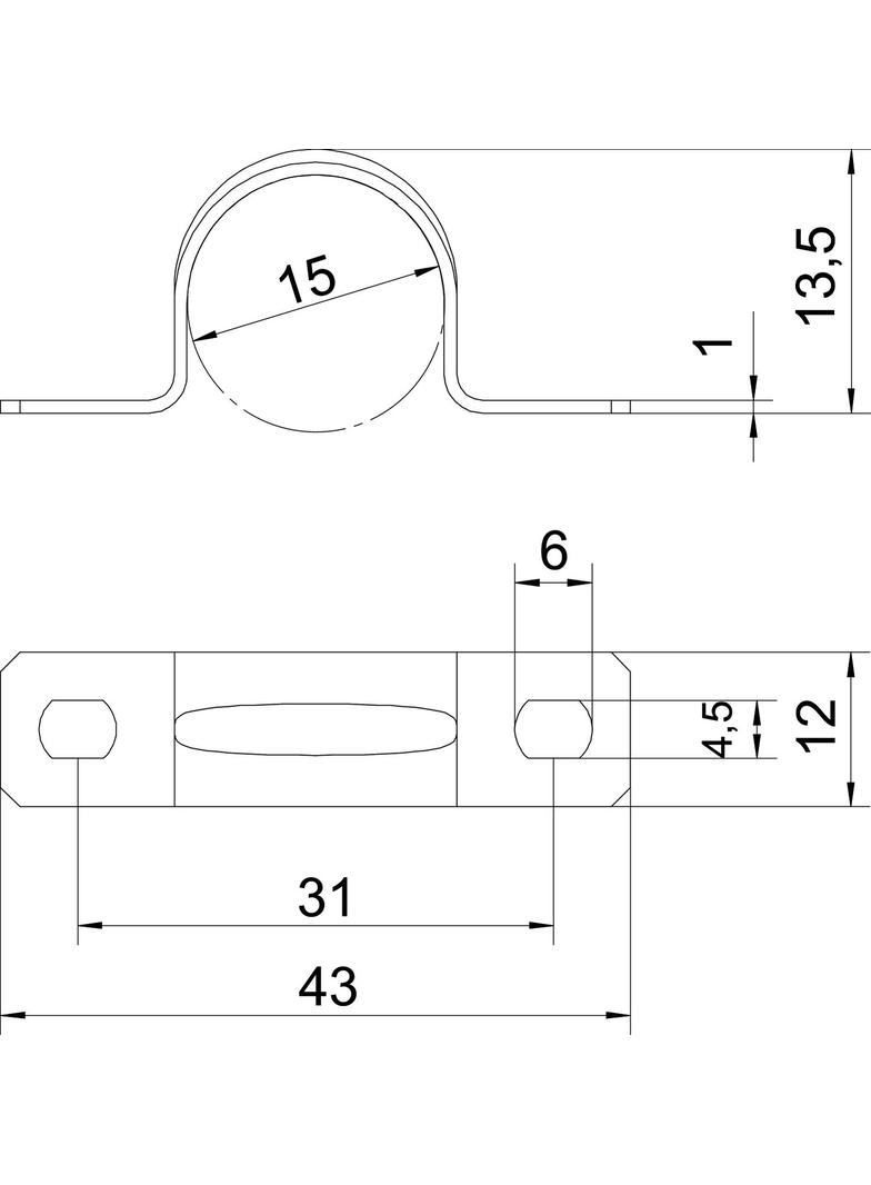 605, OBEJMY MOCUJĄCE 15MM OC.G.