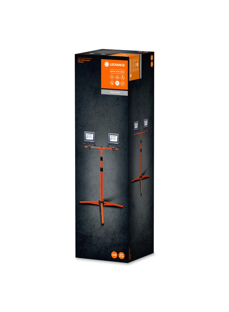 Oprawa LED WORKLIGHT TRIPOD 2x30 W 4000 K