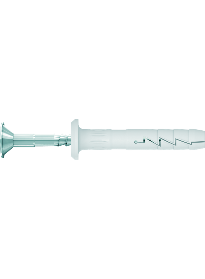 FX-N-K Kołek wbijany nylonowy szybkiego montażu z kołnierzem 6x40 mm /100szt./