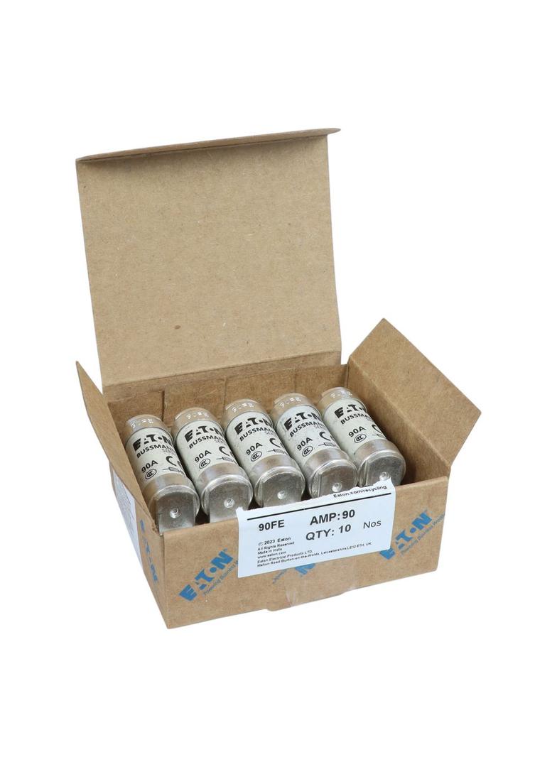 90A 690V IEC AC BS88 HIGH SPEED FUSE Wkładka szybka 90A AC 690V DC 500V BS88 19x77 mm aR, 90FE EATON