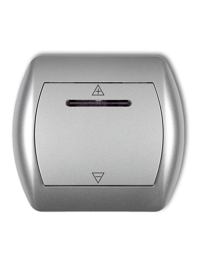 TREND Regulator oświetlenia sterowany dotykiem i dowolnym pilotem srebrny metalik