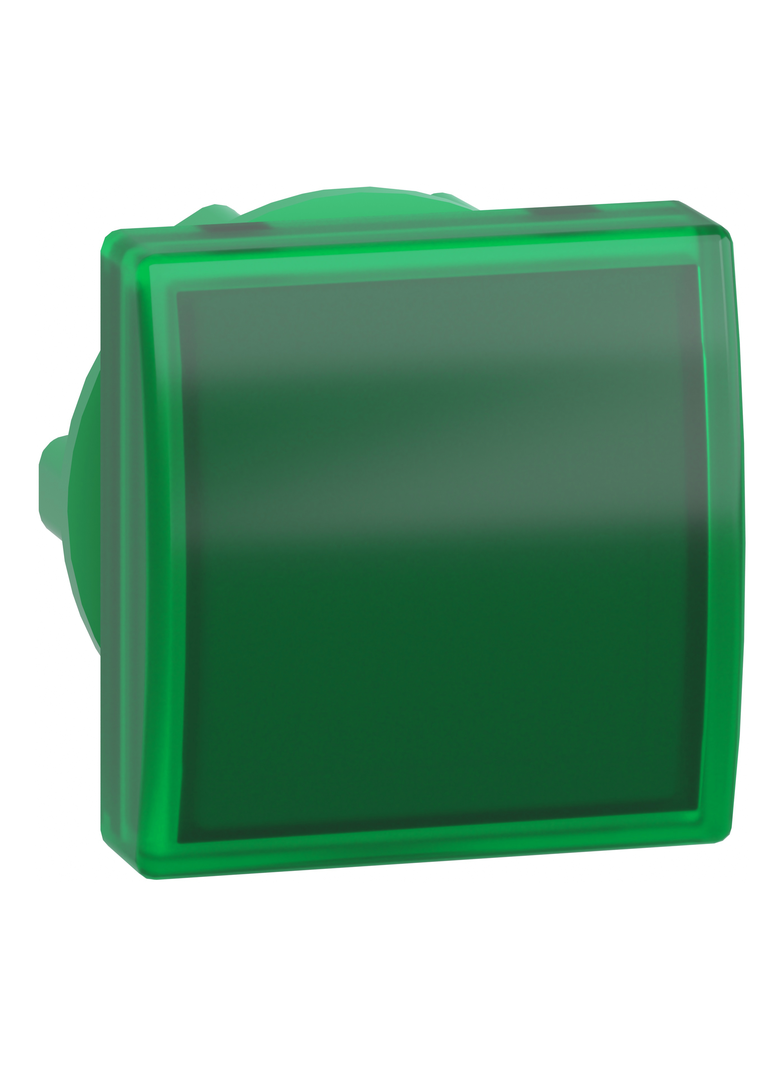 Harmony XB5 Głowka lampki sygnalizacyjnej O22 zielona LED kwadratowa plastikowa