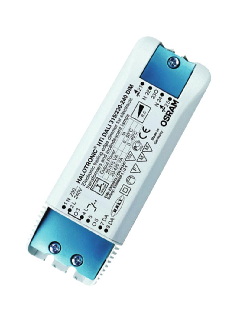 Statecznik elektroniczny do żarówek halogenowych HTi DALI 315/220-240/220-240 DIM