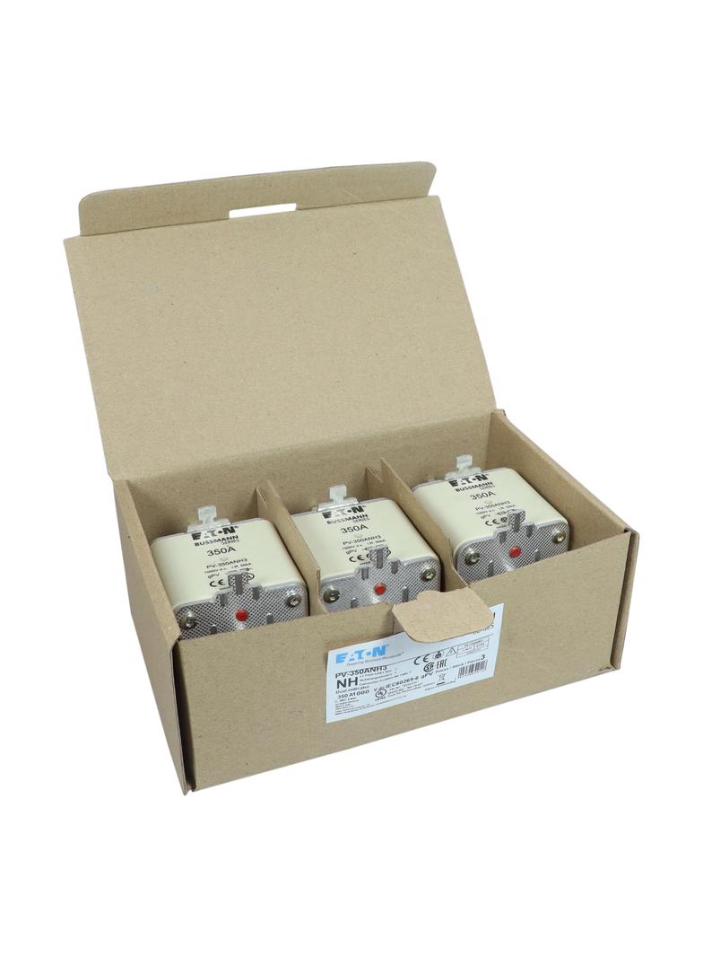 PV-350ANH3 Wkładka PV NH 350A 1000V DC PV rozmiar 3 podwójny wskaźnik PV-350ANH3 EATON