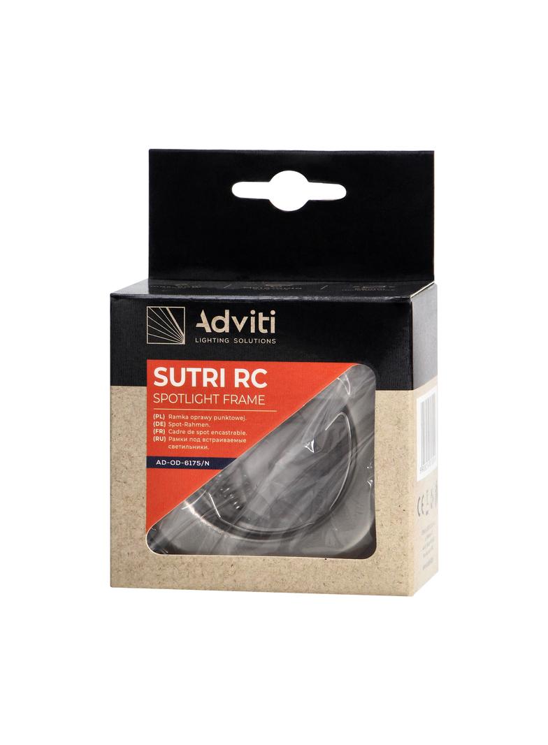 SUTRI RC ramka dekoracyjna oprawy punktowej, MR16/GU10 max 50W, okrągła, stała, satyna AD-OD-6175/N ORNO
