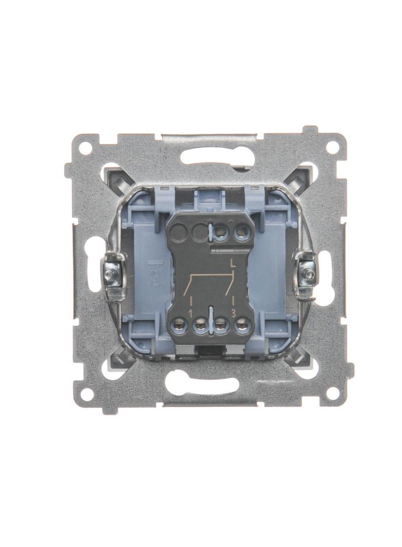 Simon 54 Łącznik świecznikowy 16A 250V zaciski śrubowe srebrny mat DW5A.01/43 KONTAKT