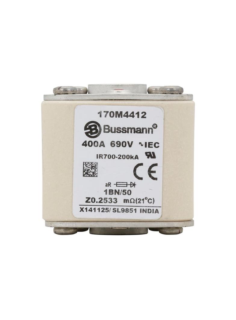 FUSE 400A 690V 1BN/50 AR UC Wkładka szybka 400A AC 690V rozmiar 1 53x69x51 mm aR IEC UL w 170M4412 E