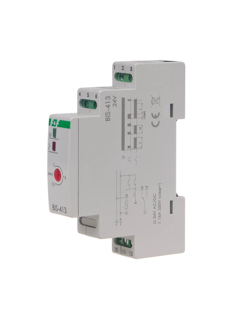 Przekaźnik bistabilny BIS-413 9-30 V AC/DC BIS-413-24V F&F
