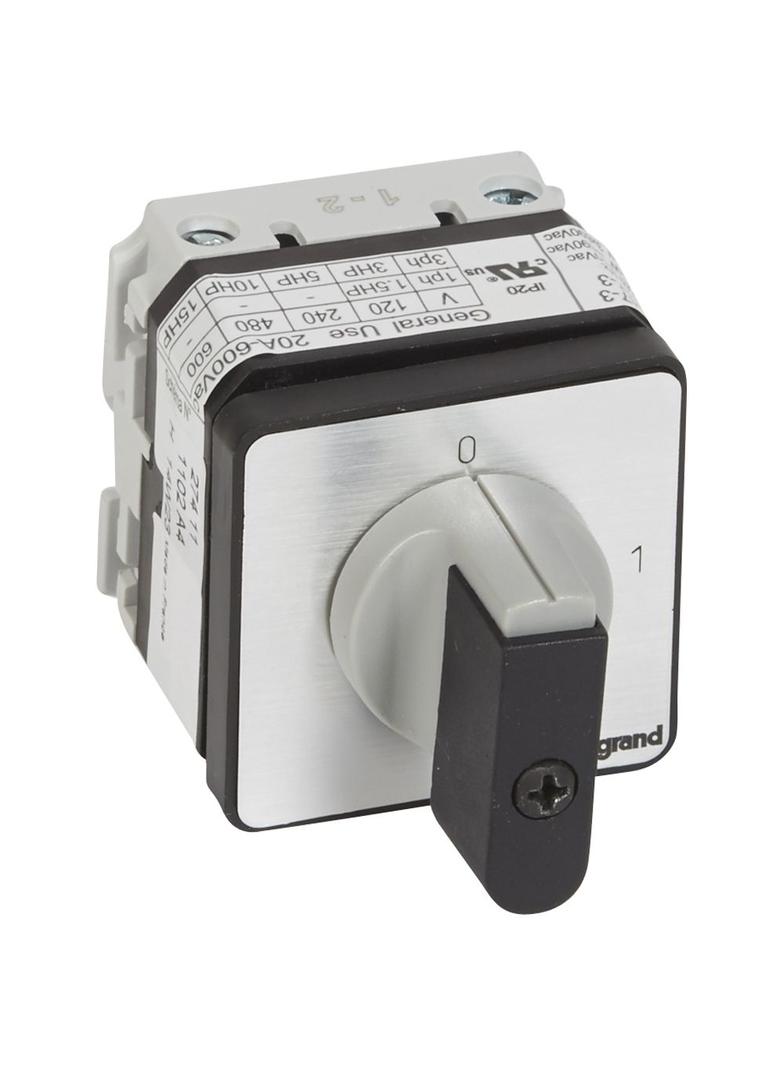 Przełącznik Krzywkowy 0-1 Pr21 25A 2P 027411 LEGRAND