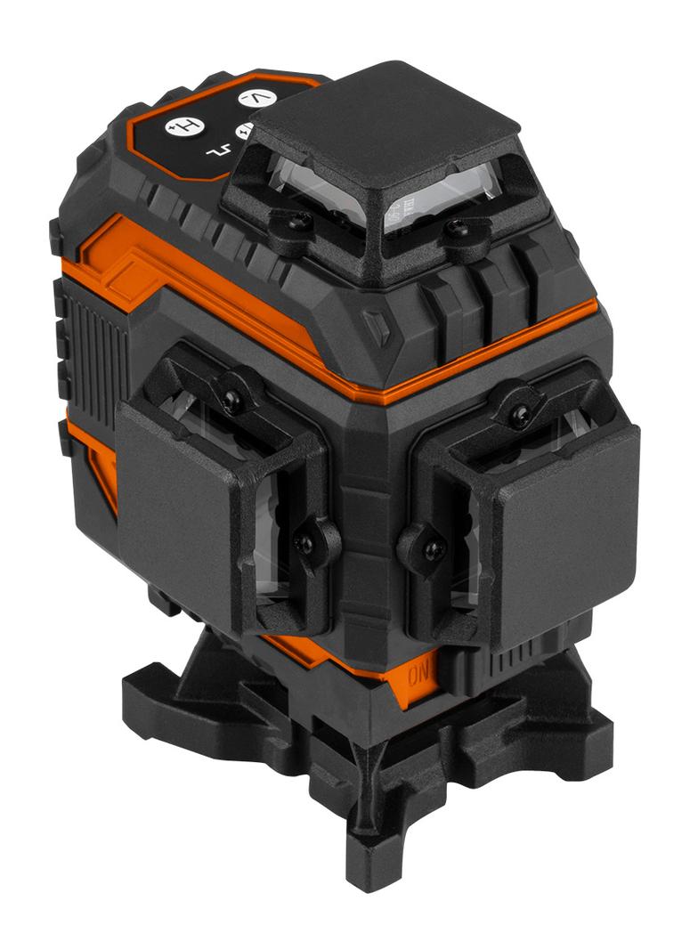 Laser 3D, 12 linii, zielony, walizka, tarcza celownicza, magnetyczny uchwyt, ładowarka