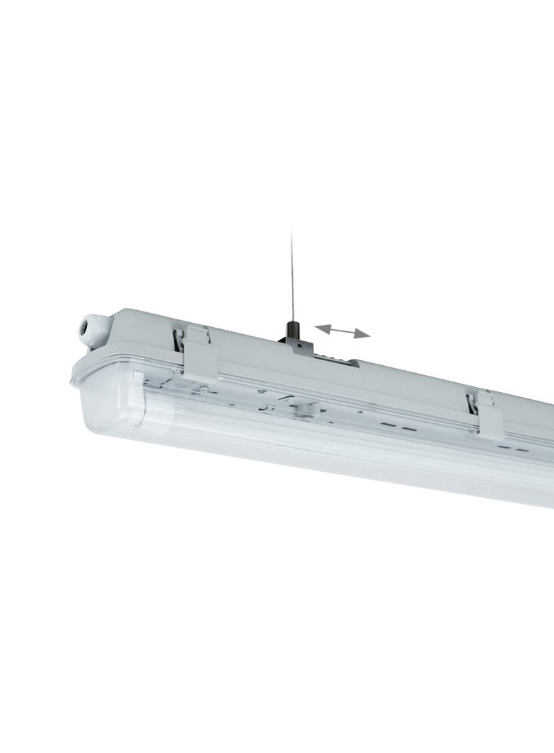 LIMEA LED TUBE  HERMETYK G13 1X120 250V IP65  1320x75x90 MM SZARY H