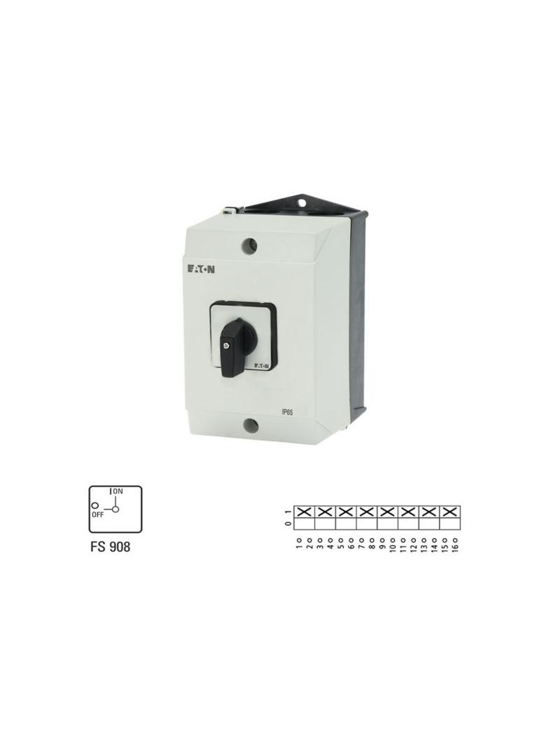 T3-4-8344/I2 Łącznik krzywkowy 32A 13kW 207194 EATON