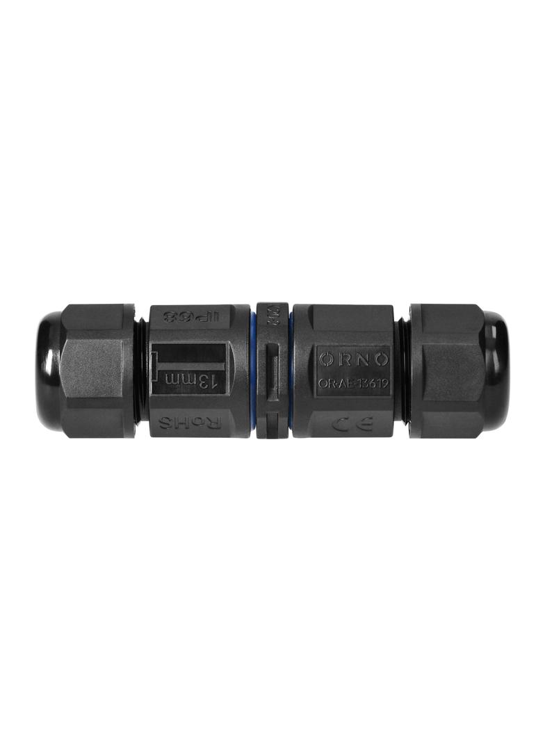Konektor kablowy prosty z szybkozłączką IP68, 2x4mm2, 400V/20A
