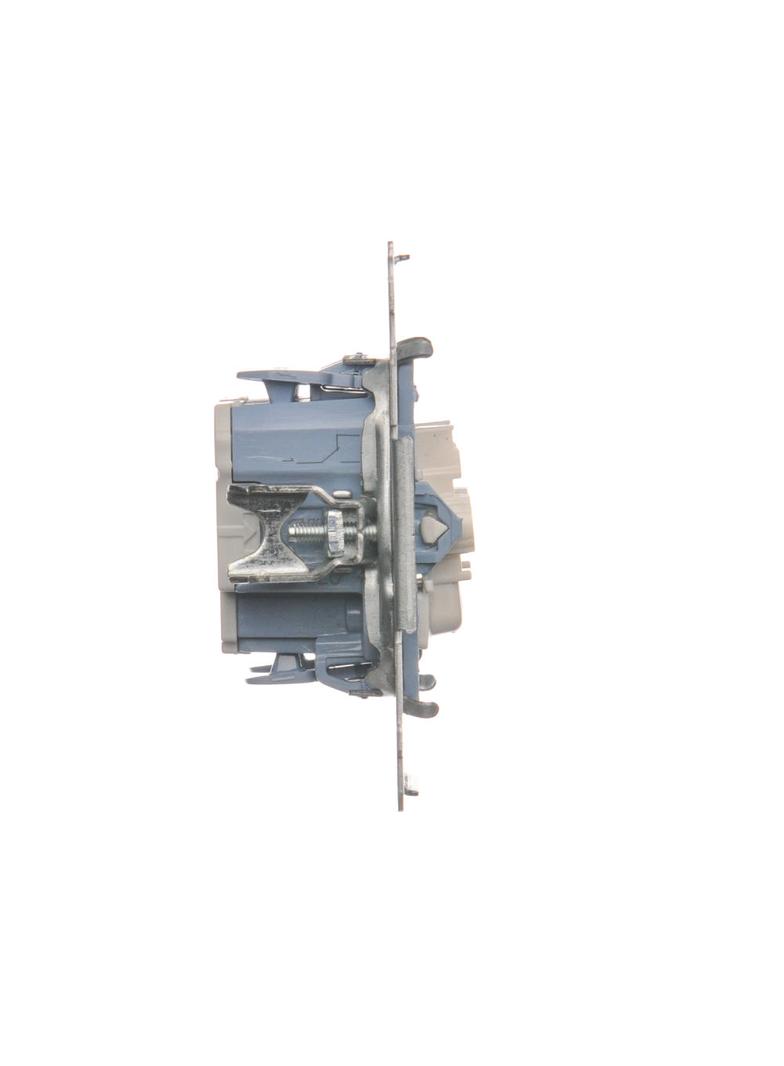 Simon 54 Łącznik schodowy podwójny z podświetleniem (mechanizm) 10A 250V szybkozłączka *Posiada 2 niezależne układy podświetlenia SW6/2XLM KONTAKT