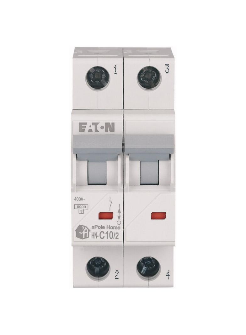HN-C10/2 Wyłącznik nadprądowy 6kA C10A 2P 194869 EATON