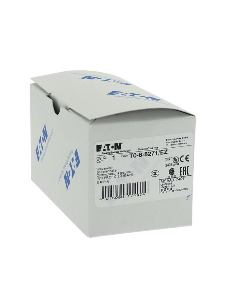 T0-6-8271/EZ Łącznik krzywkowy 20A 6.5kW 017497 EATON