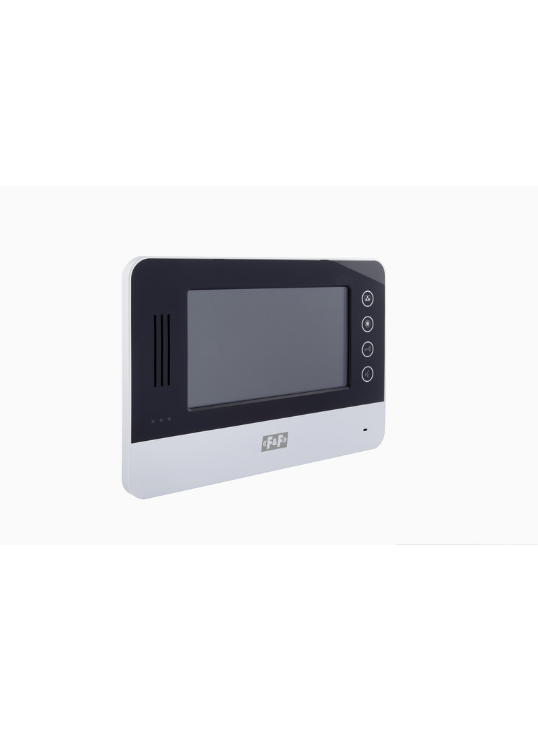 Monitor czarno-srebrny ze sterowanie bramą MK-07 F&F